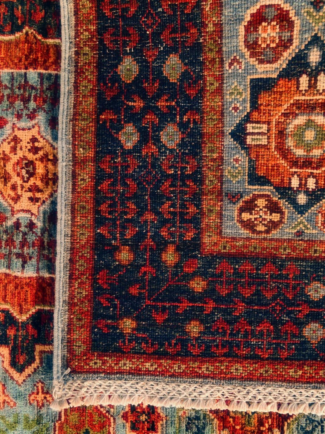 Detail image 11 of 11: 3' 4 x 5' Hand Knotted Mamluk Ziegler Rug