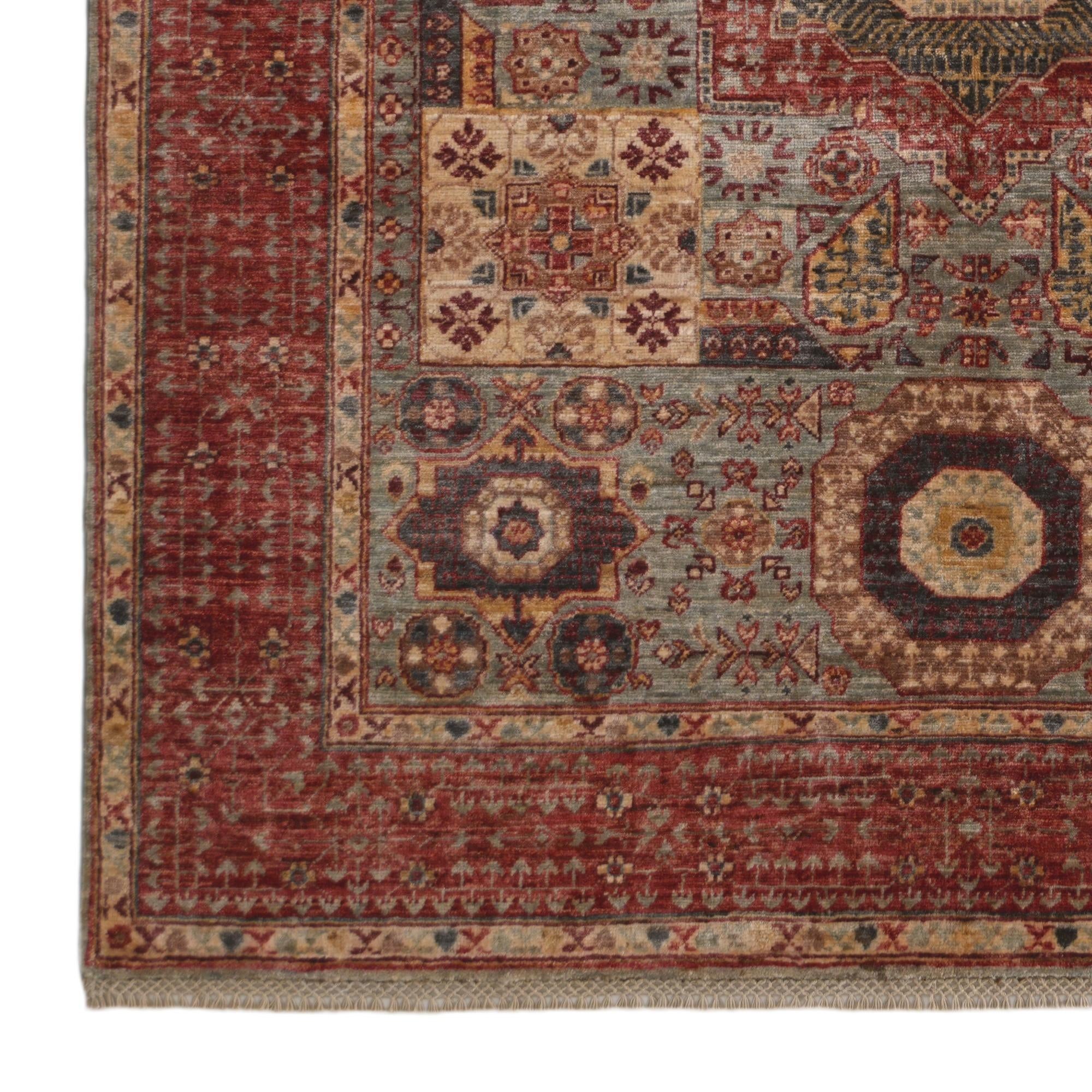 5' 1 x 6' 8 Hand Knotted Mamluk Ziegler Rug