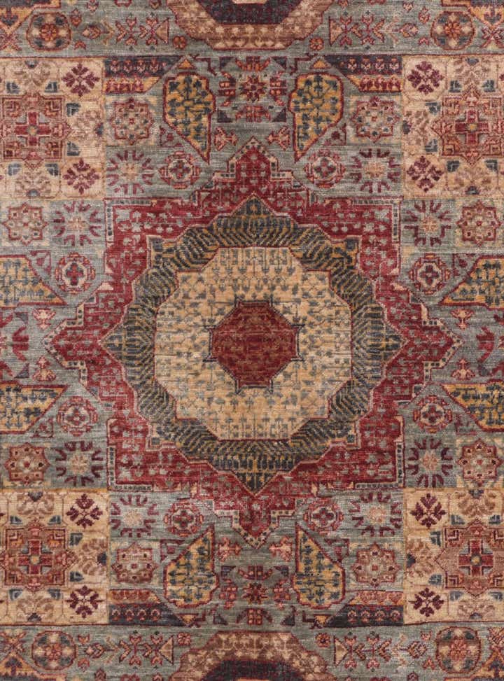 5' 1 x 6' 8 Hand Knotted Mamluk Ziegler Rug