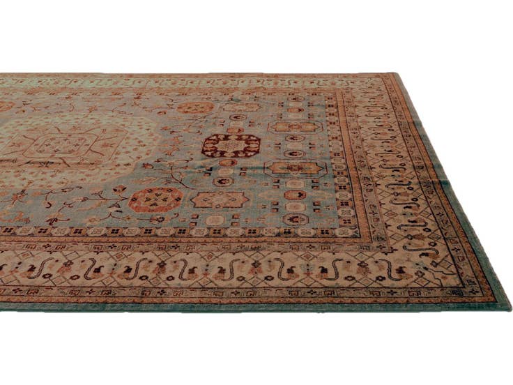 Detail image of 8' 2 x 11' 7 Hand Knotted Mamluk Ziegler Rug