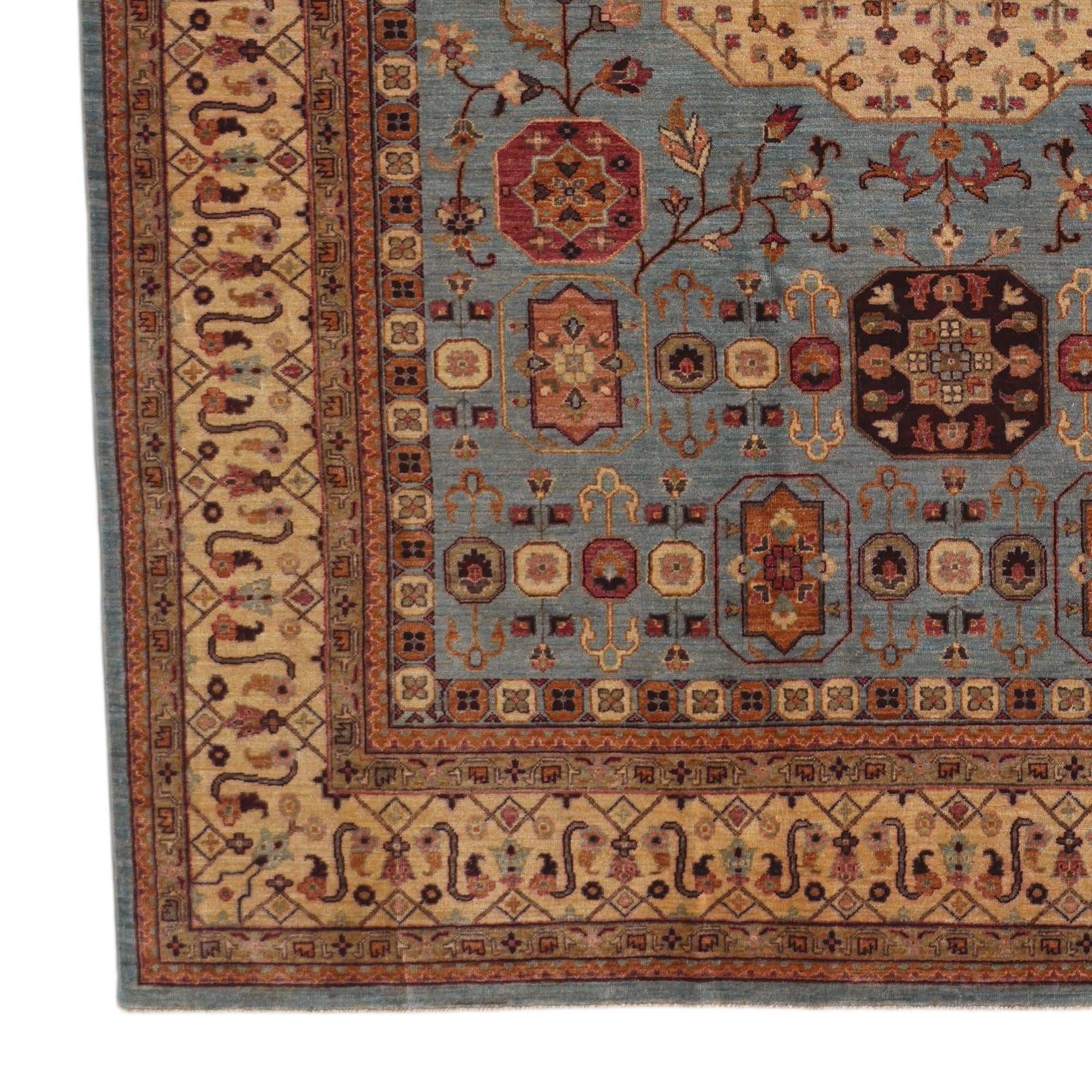 8' 2 x 11' 7 Hand Knotted Mamluk Ziegler Rug