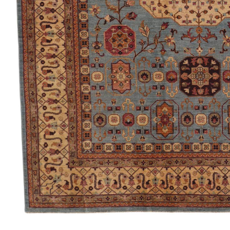 Detail image of 8' 2 x 11' 7 Hand Knotted Mamluk Ziegler Rug