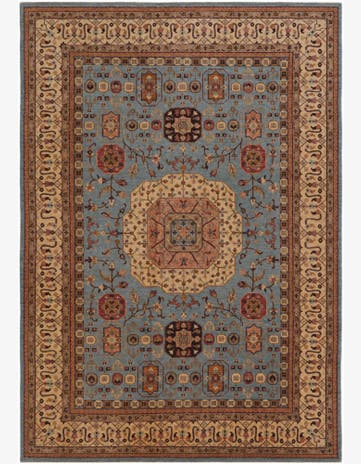 8' 2 x 11' 7 Hand Knotted Mamluk Ziegler Rug