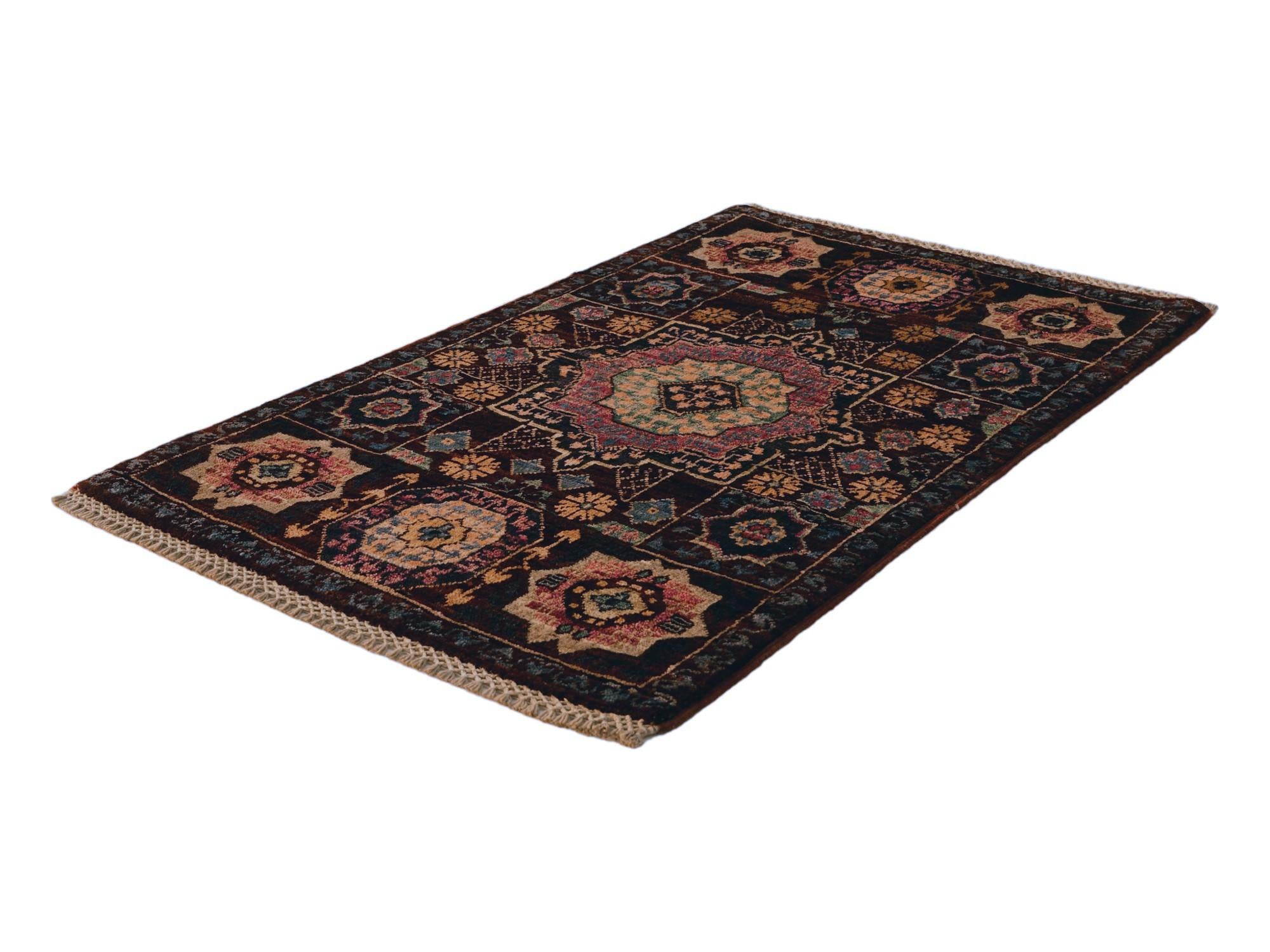 2' x 3' 2 Hand Knotted Mamluk Ziegler Rug
