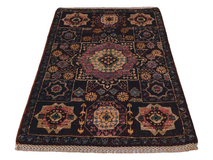 2' x 3' 2 Hand Knotted Mamluk Ziegler Rug