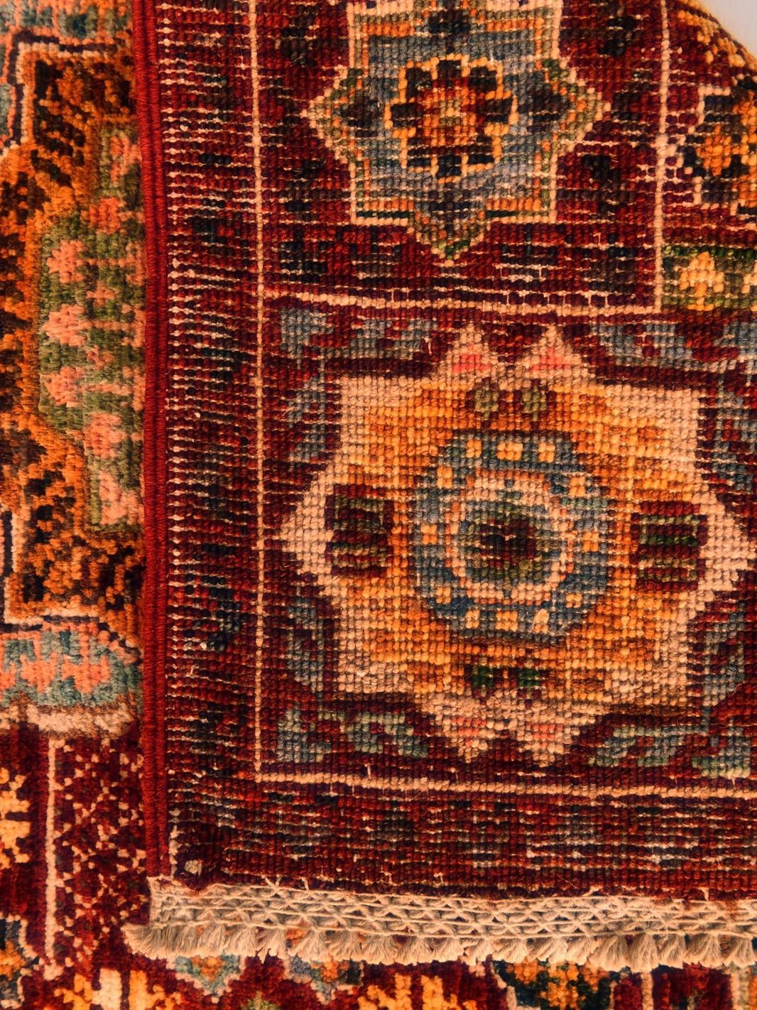 60cm x 95cm Hand Knotted Mamluk Ziegler Rug