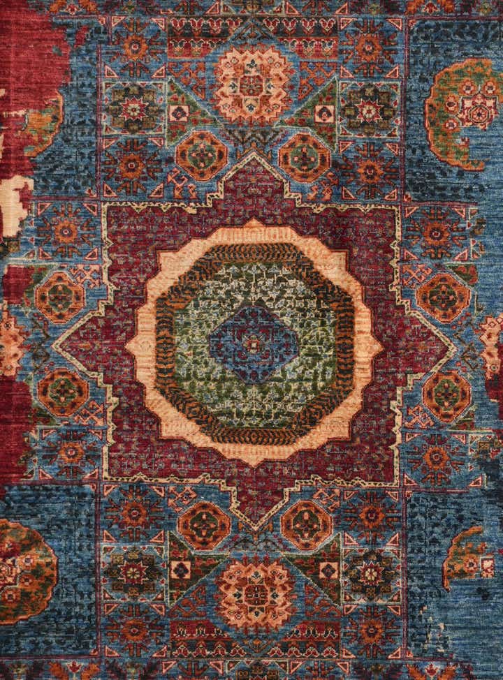 8' 4 x 11' 5 Hand Knotted Mamluk Ziegler Rug