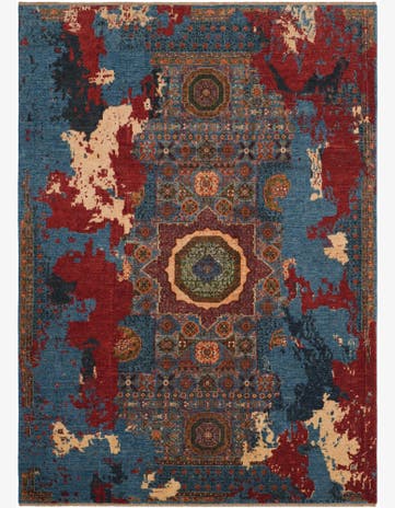 8' 4 x 11' 5 Hand Knotted Mamluk Ziegler Rug