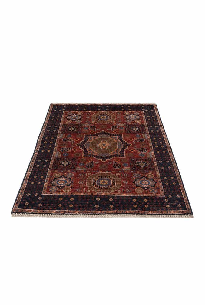 3' 4 x 4' 9 Hand Knotted Mamluk Ziegler Rug