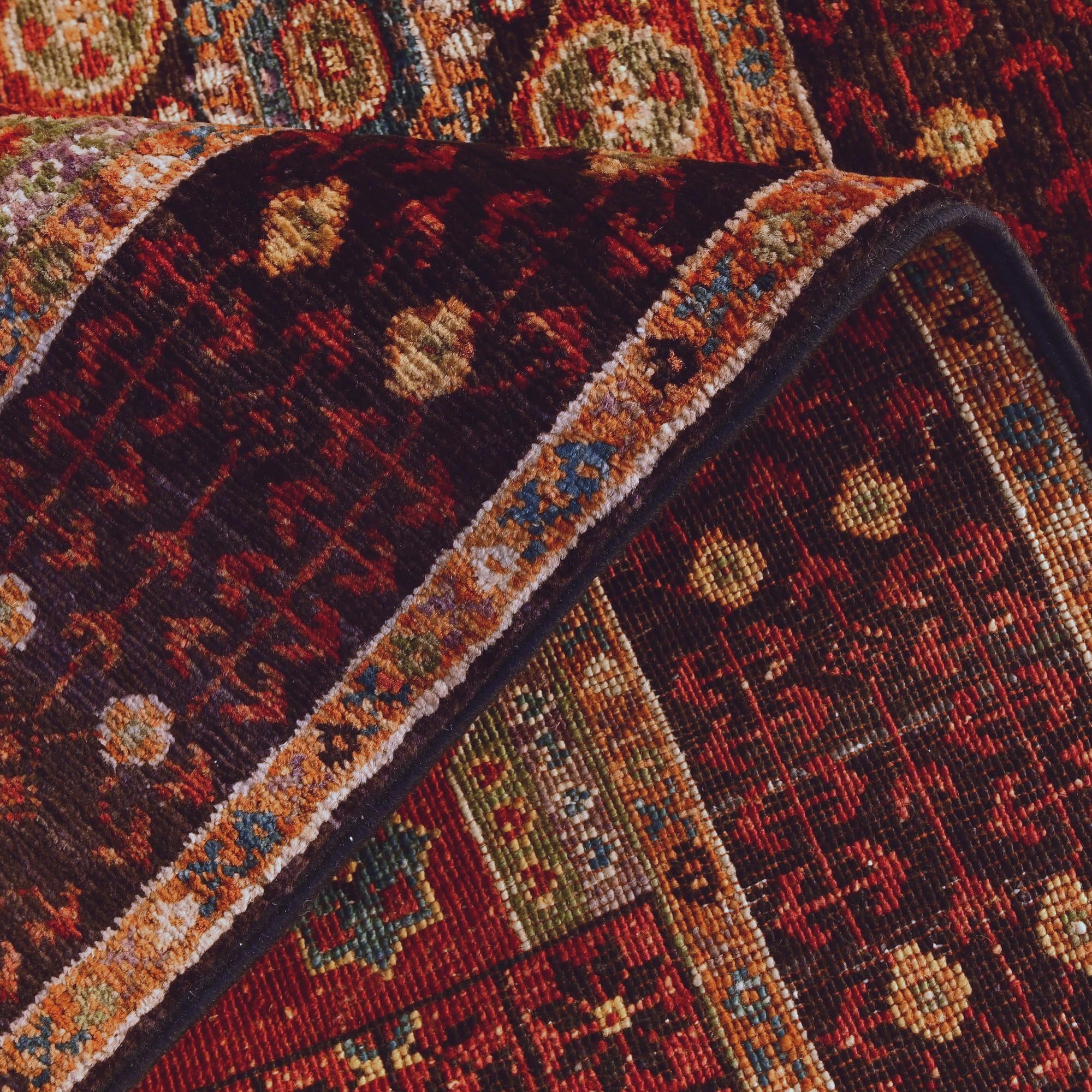 3' 4 x 4' 9 Hand Knotted Mamluk Ziegler Rug