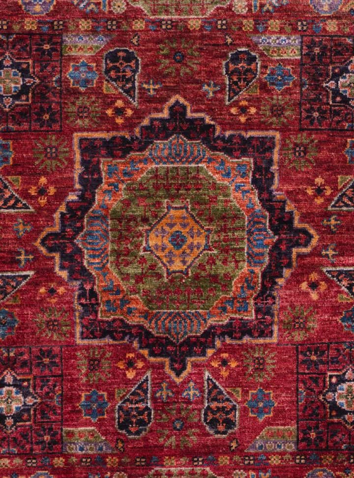 3' 4 x 4' 9 Hand Knotted Mamluk Ziegler Rug