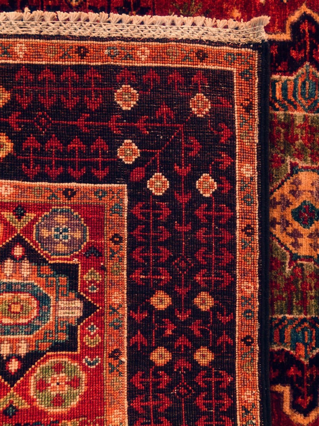 100cm x 145cm Hand Knotted Mamluk Ziegler Rug