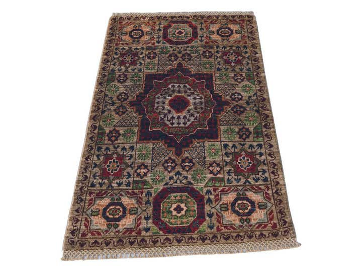 1' 11 x 3' 1 Hand Knotted Mamluk Ziegler Rug