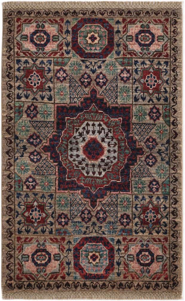 1' 11 x 3' 1 Hand Knotted Mamluk Ziegler Rug