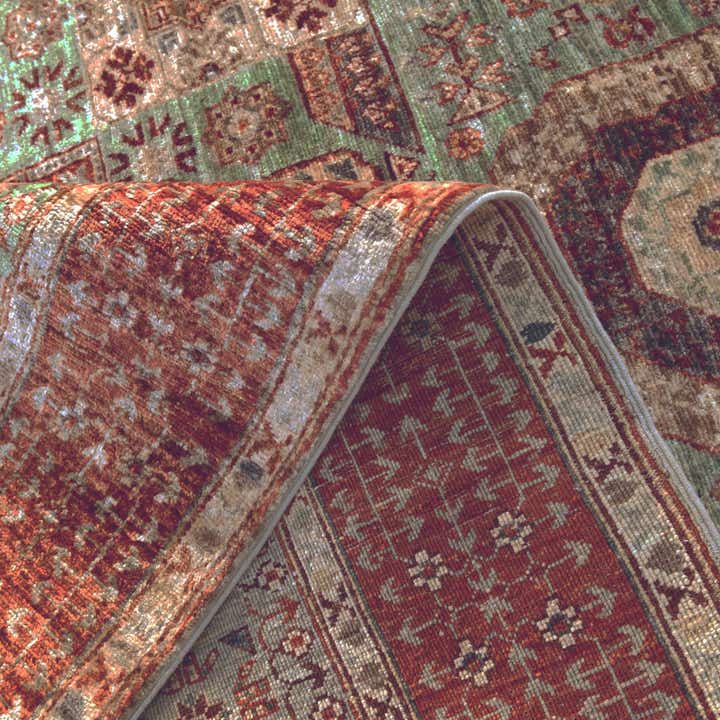 5' 1 x 6' 9 Hand Knotted Mamluk Ziegler Rug