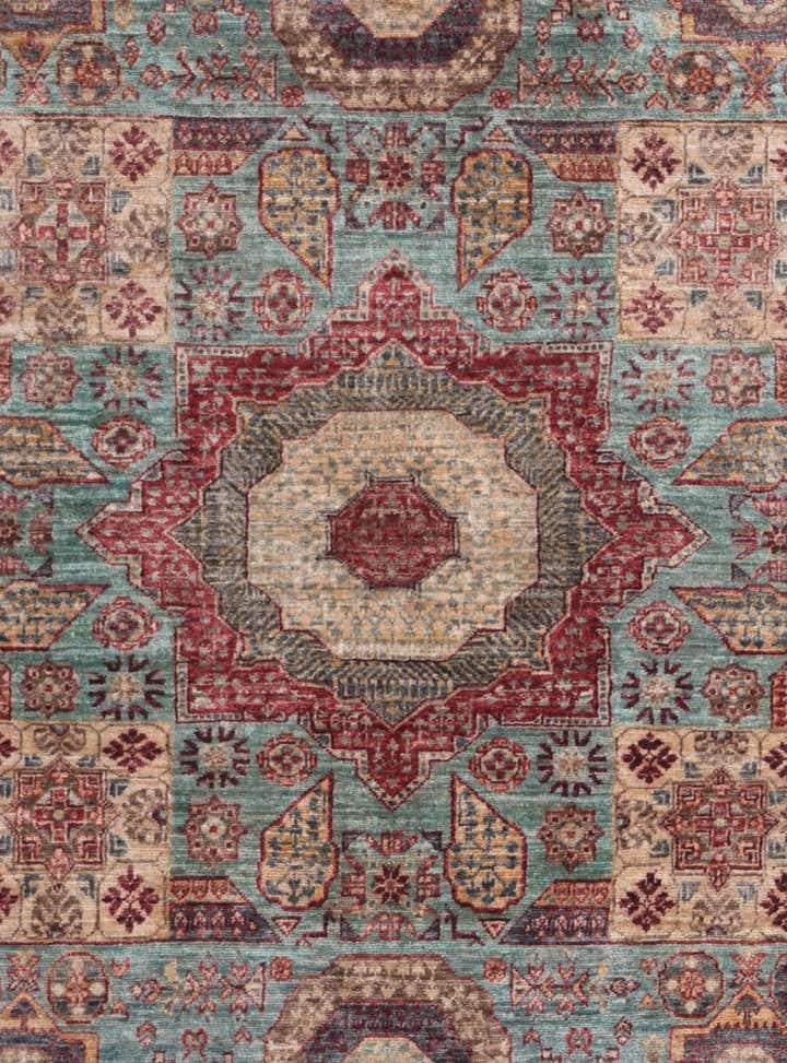 5' 1 x 6' 9 Hand Knotted Mamluk Ziegler Rug