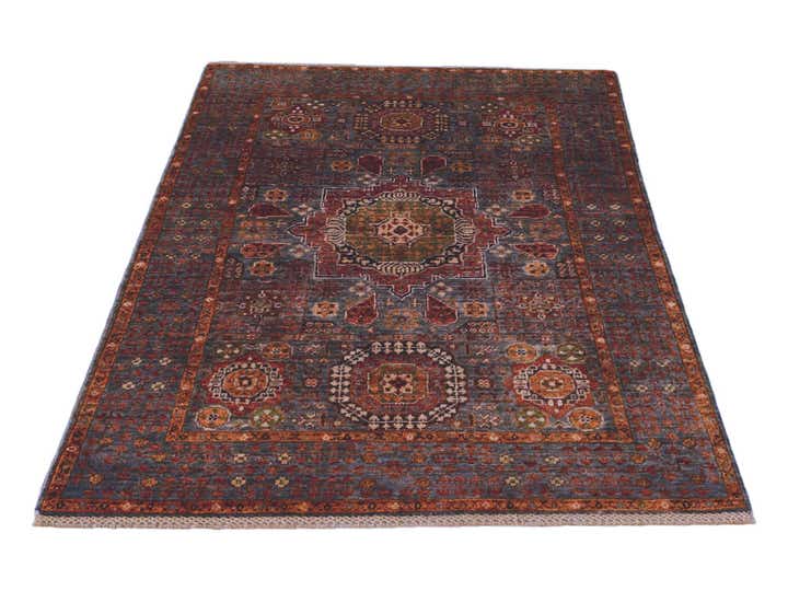 3' 4 x 4' 11 Hand Knotted Mamluk Ziegler Rug