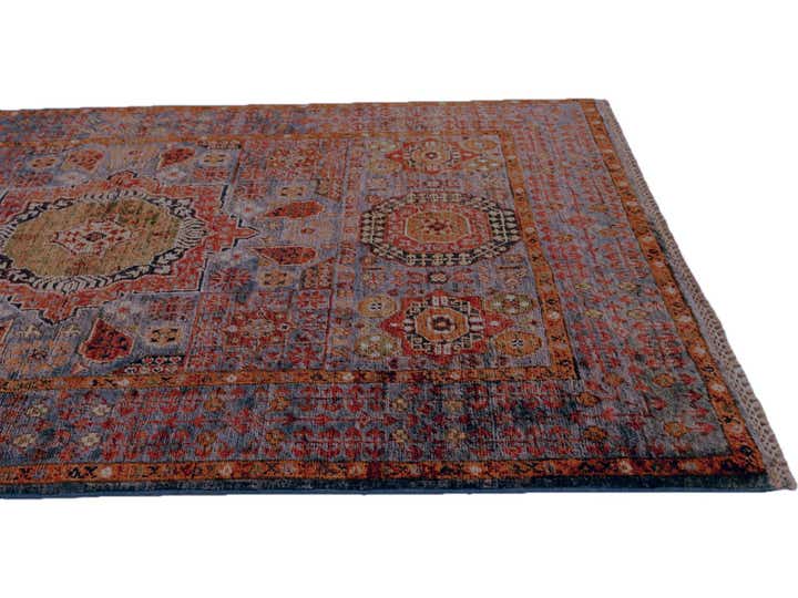 3' 4 x 4' 11 Hand Knotted Mamluk Ziegler Rug