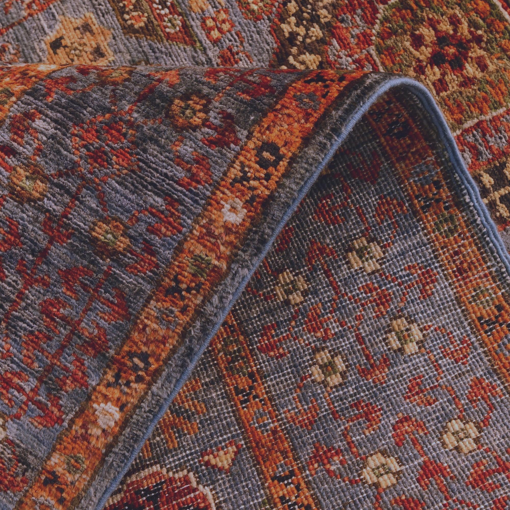 3' 4 x 4' 11 Hand Knotted Mamluk Ziegler Rug