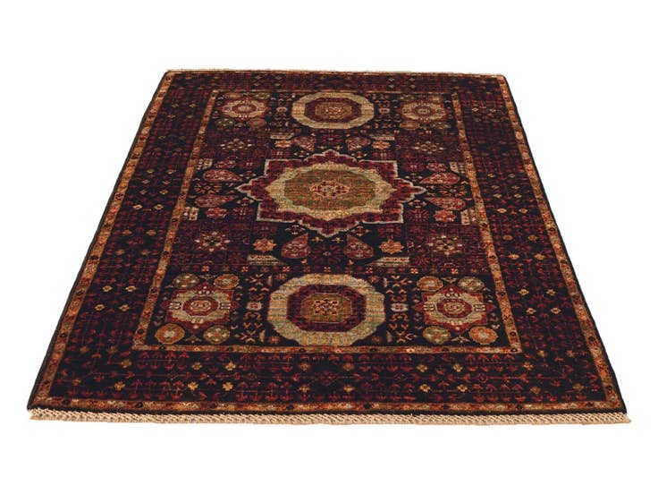 Detail image of 3' 6 x 5' Hand Knotted Mamluk Ziegler Rug