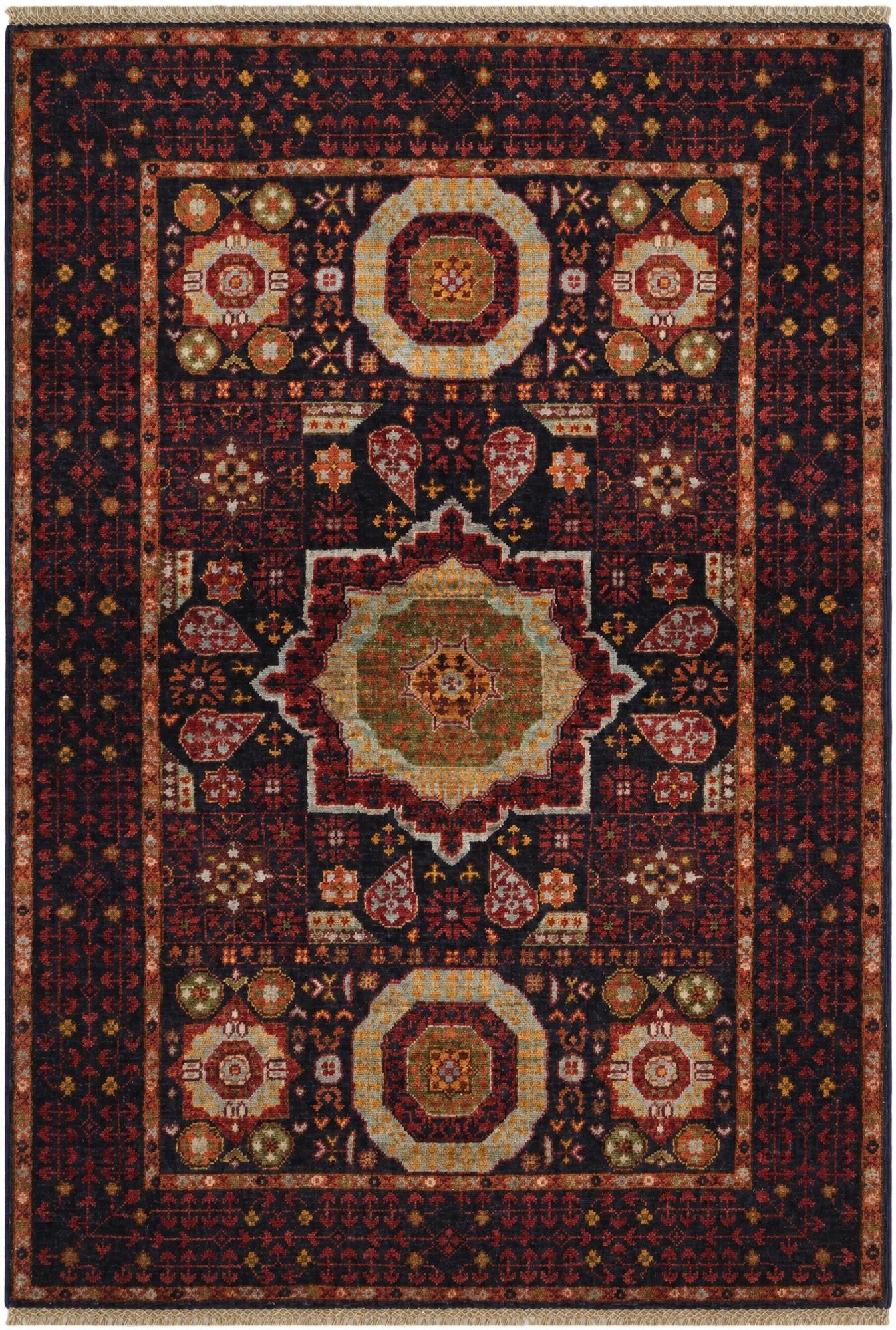 3' 6 x 5' Hand Knotted Mamluk Ziegler Rug