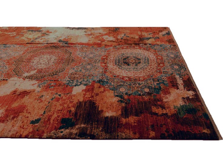 Detail image of 8' 2 x 10' 1 Hand Knotted Mamluk Ziegler Rug