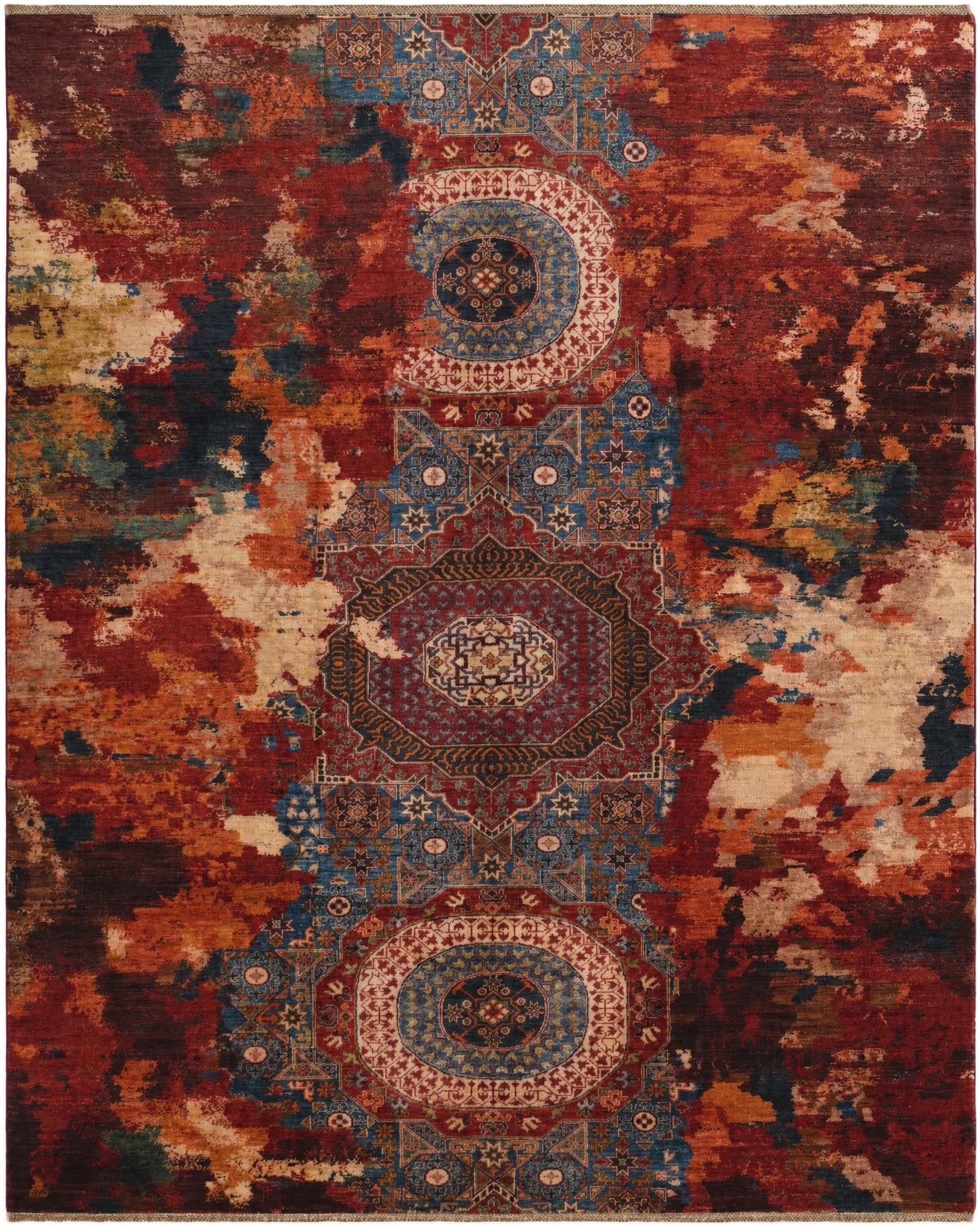 8' 2 x 10' 1 Hand Knotted Mamluk Ziegler Rug