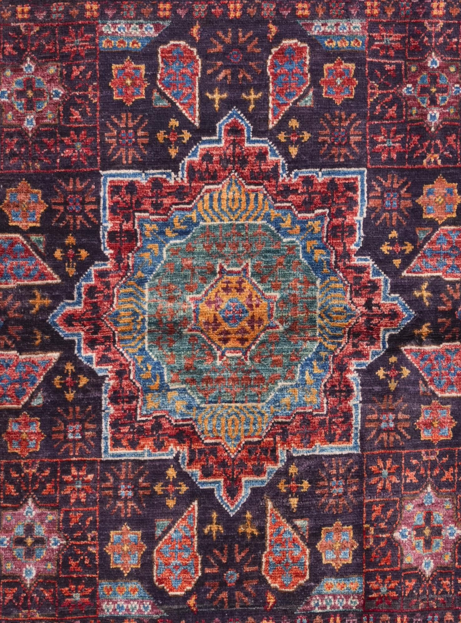 3' 3 x 5' Hand Knotted Mamluk Ziegler Rug