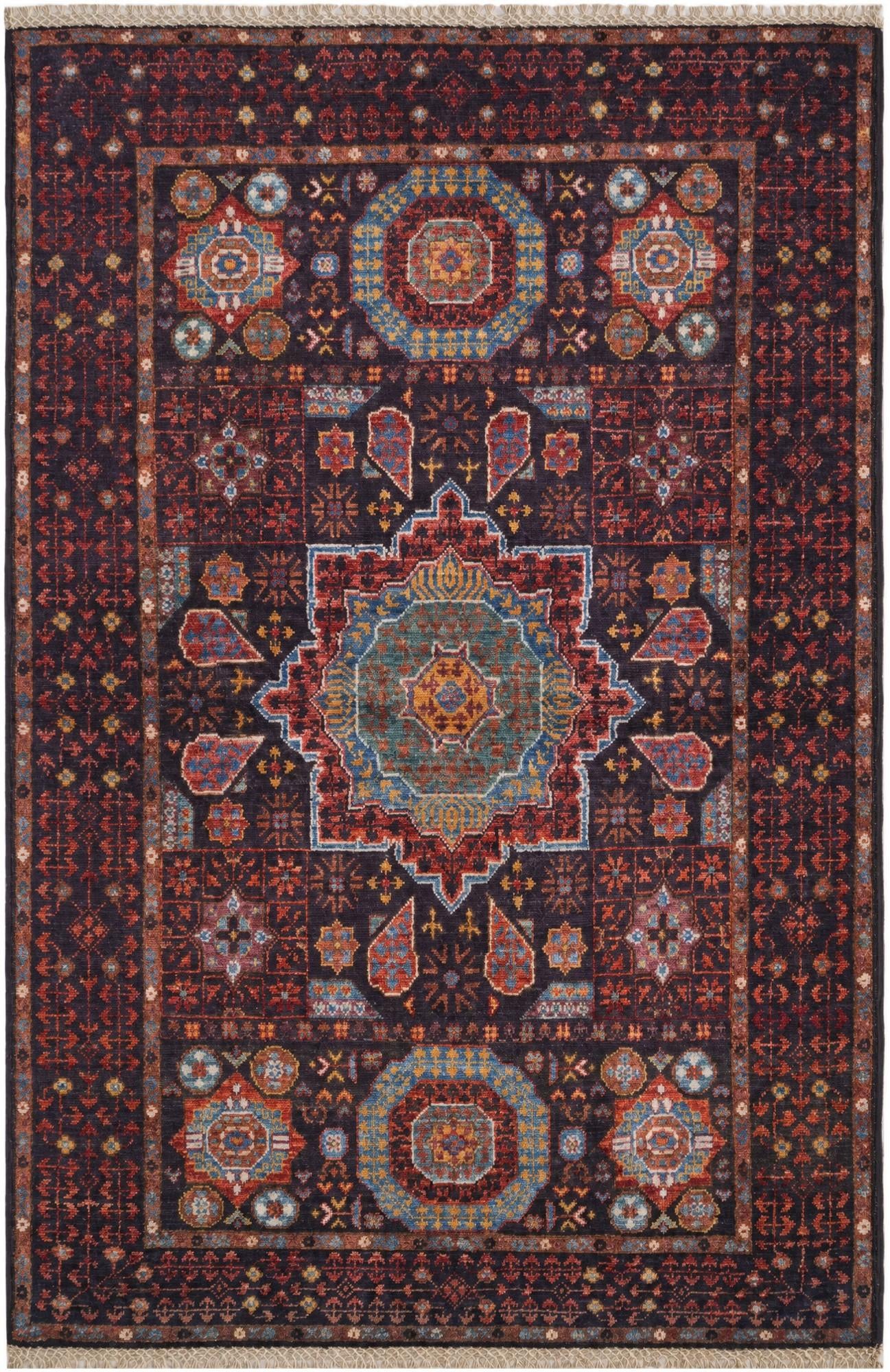 3' 3 x 5' Hand Knotted Mamluk Ziegler Rug