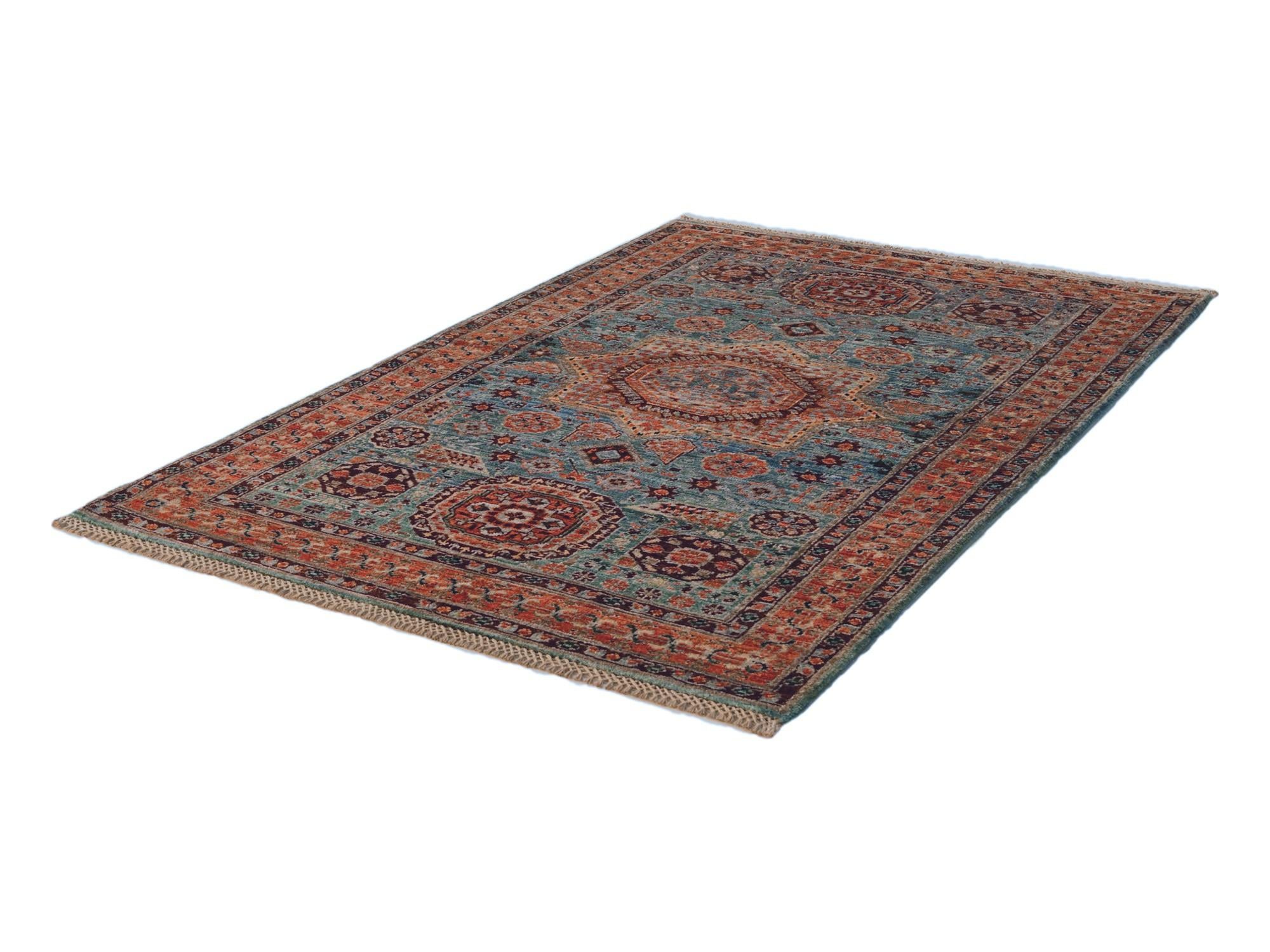 3' 5 x 5' Hand Knotted Mamluk Ziegler Rug
