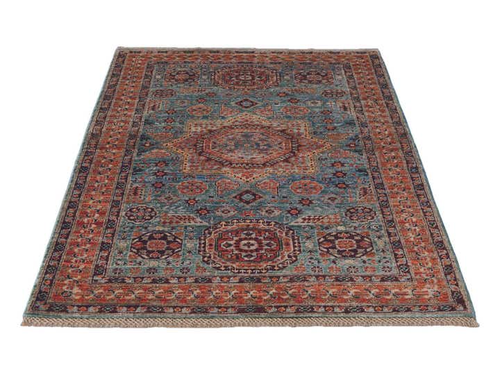 3' 5 x 5' Hand Knotted Mamluk Ziegler Rug