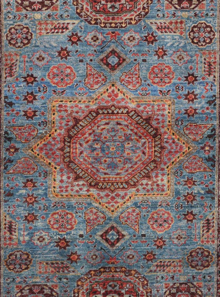 3' 5 x 5' Hand Knotted Mamluk Ziegler Rug