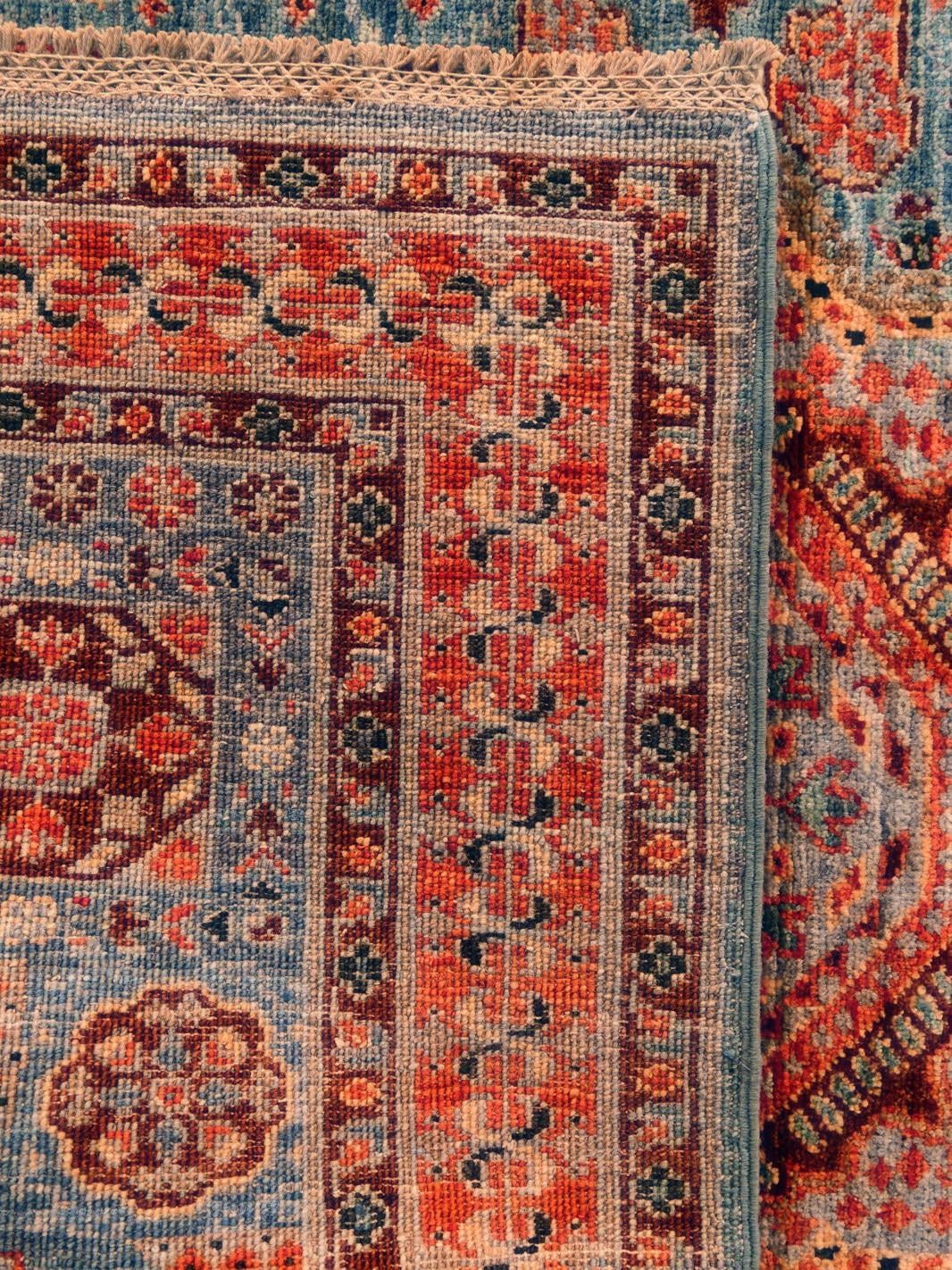 105cm x 155cm Hand Knotted Mamluk Ziegler Rug