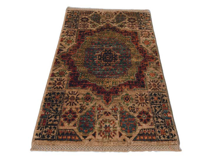2' x 3' 8 Hand Knotted Mamluk Ziegler Rug