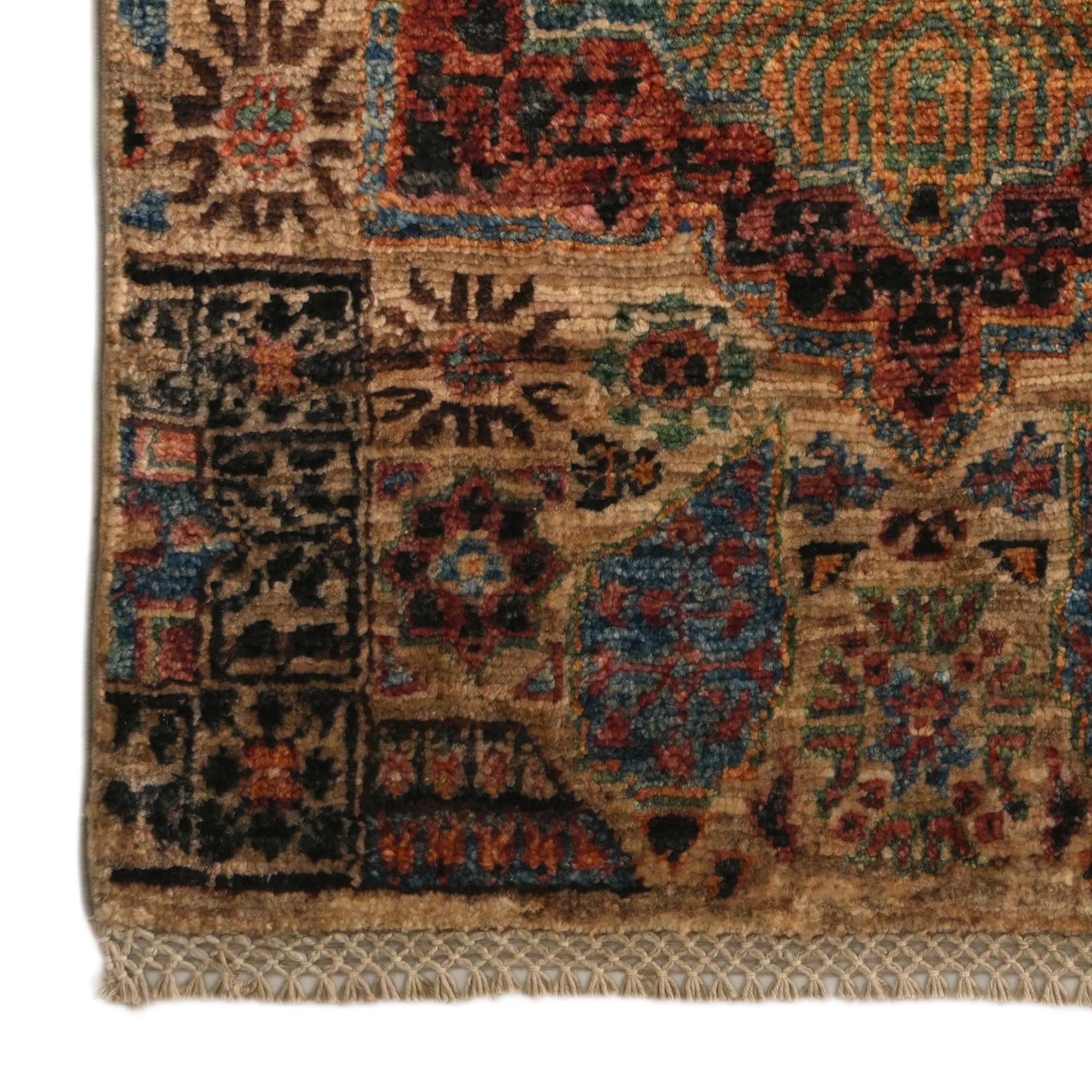 2' x 3' 8 Hand Knotted Mamluk Ziegler Rug