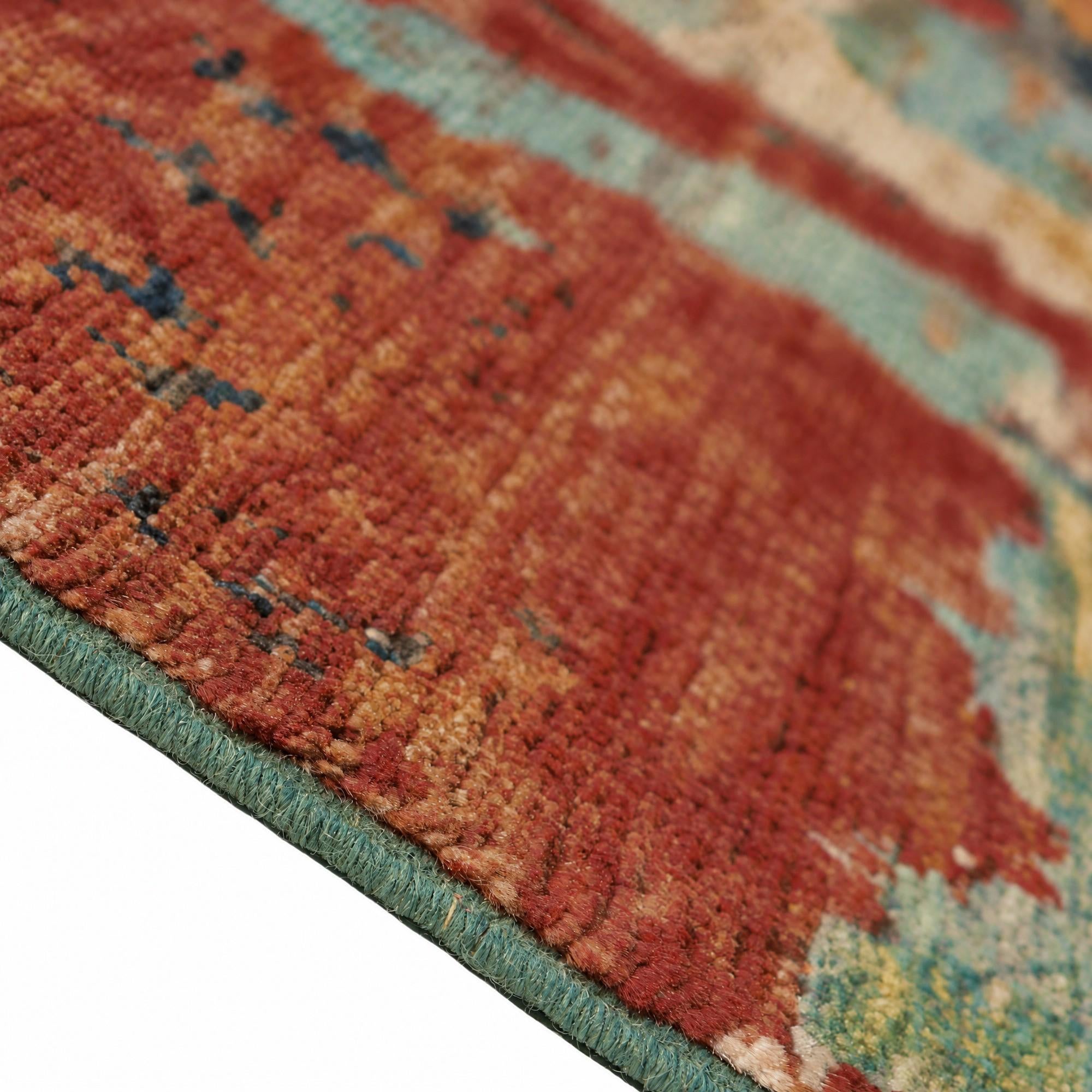 175cm x 240cm Hand Knotted Mamluk Ziegler Rug