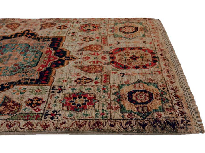 2' 1 x 3' Hand Knotted Mamluk Ziegler Rug