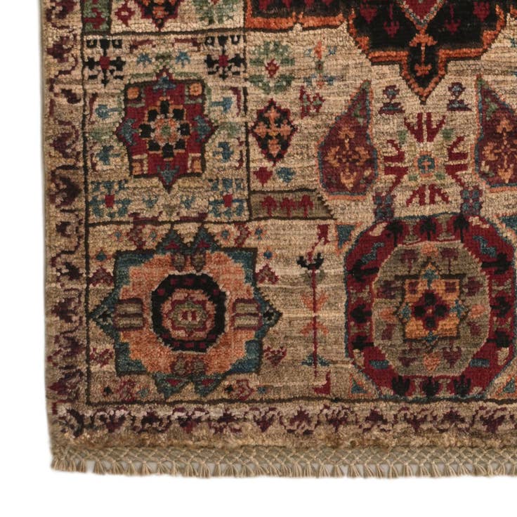 Detail image of 2' 1 x 3' Hand Knotted Mamluk Ziegler Rug