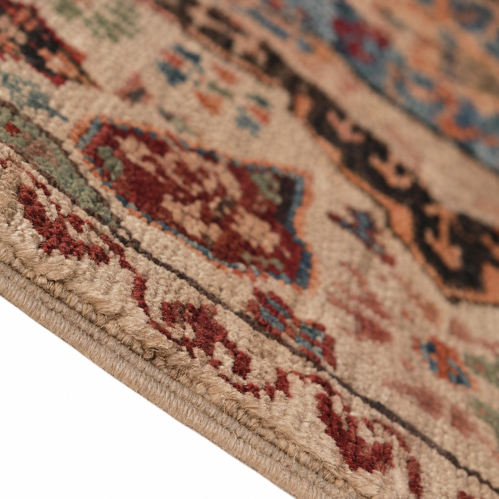 65cm x 90cm Hand Knotted Mamluk Ziegler Rug