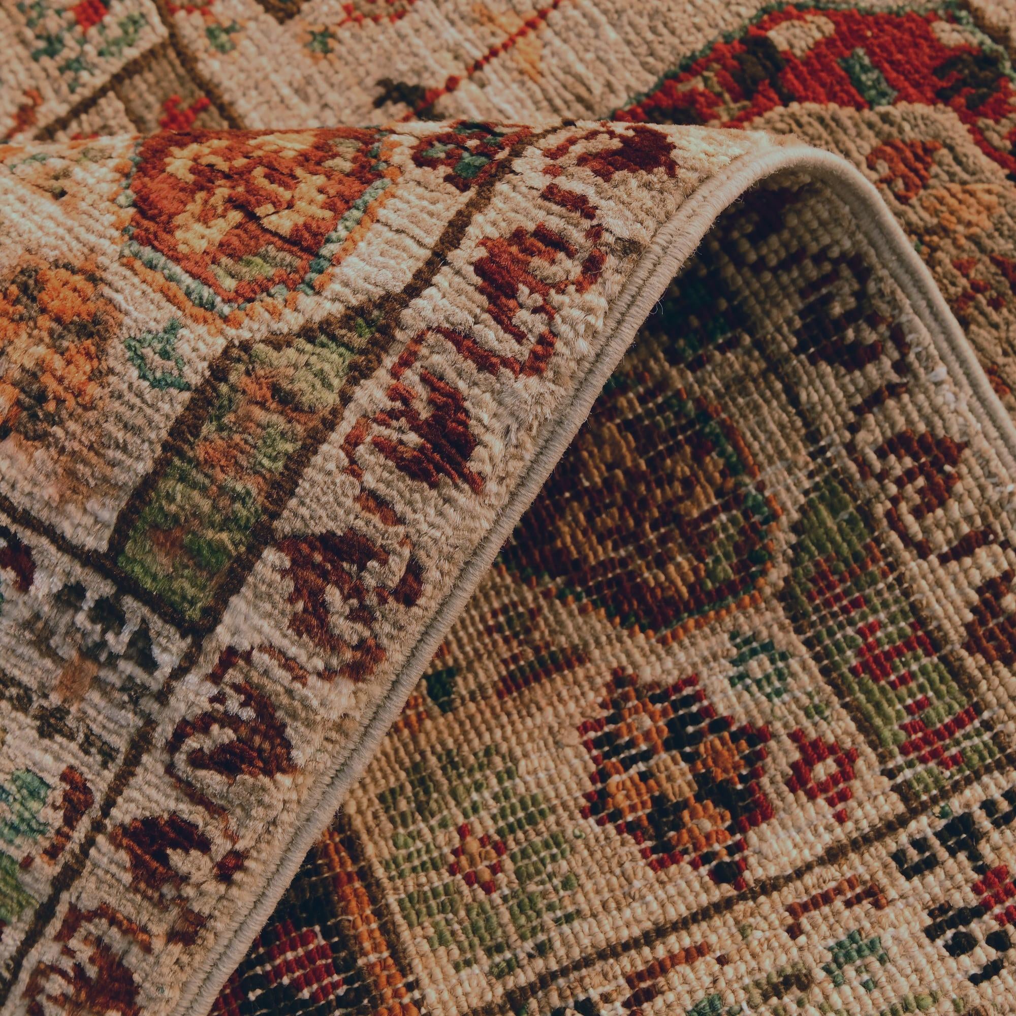 2' 1 x 3' Hand Knotted Mamluk Ziegler Rug
