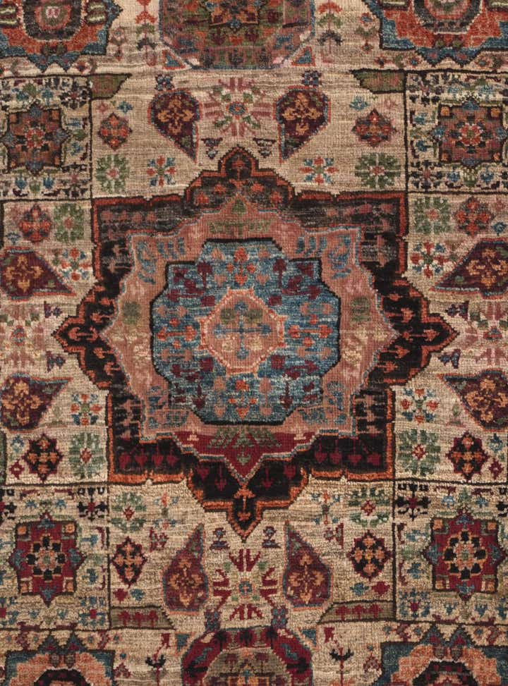 2' 1 x 3' Hand Knotted Mamluk Ziegler Rug