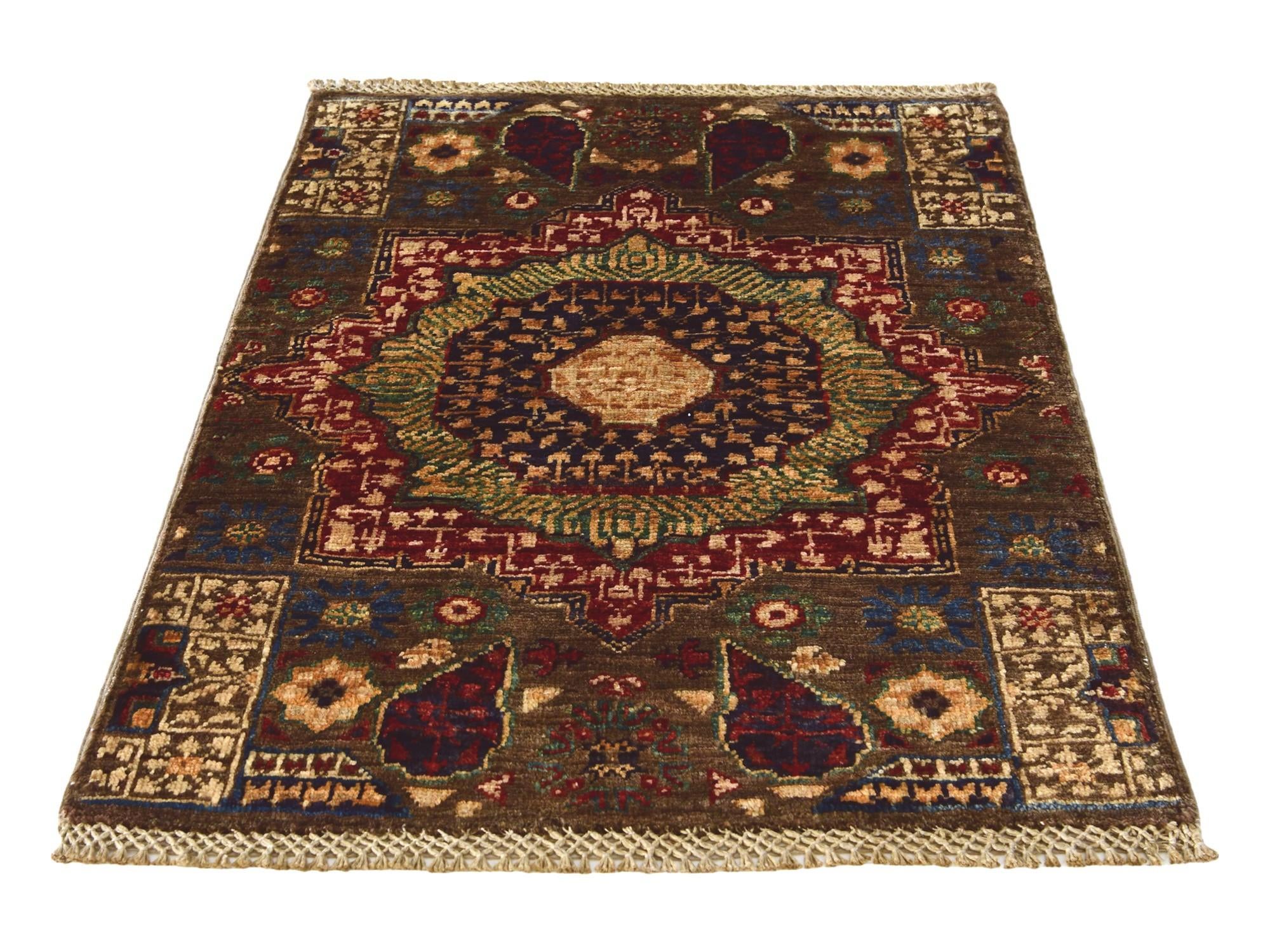 2' 1 x 2' 9 Hand Knotted Mamluk Ziegler Rug