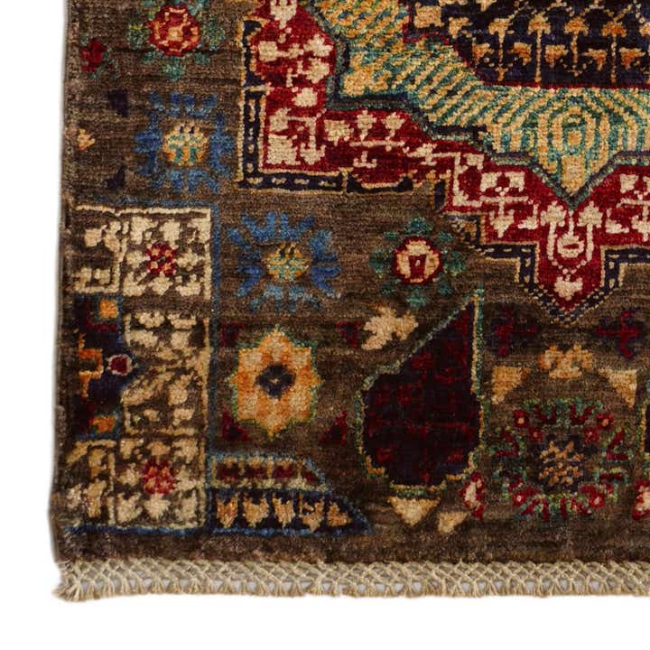 2' 1 x 2' 9 Hand Knotted Mamluk Ziegler Rug