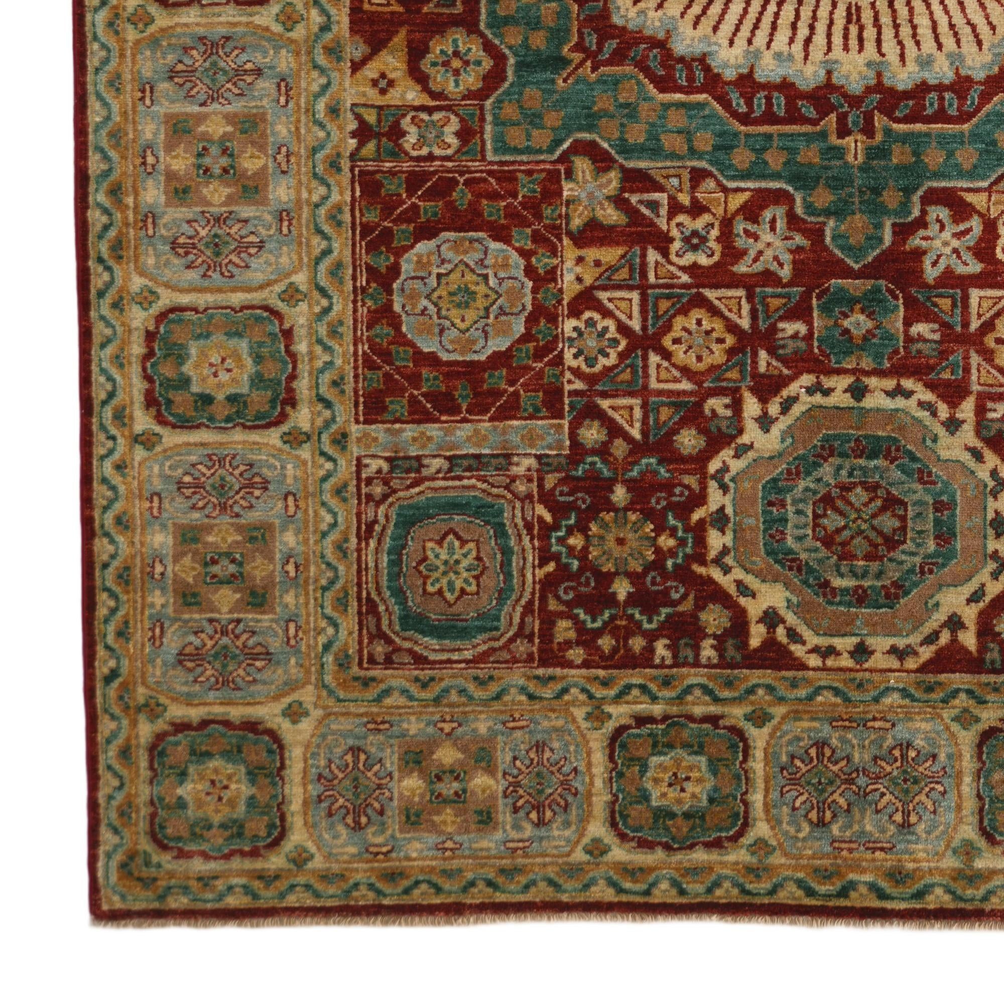 5' 10 x 8' Hand Knotted Mamluk Ziegler Rug
