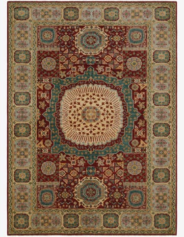 5' 10 x 8' Hand Knotted Mamluk Ziegler Rug