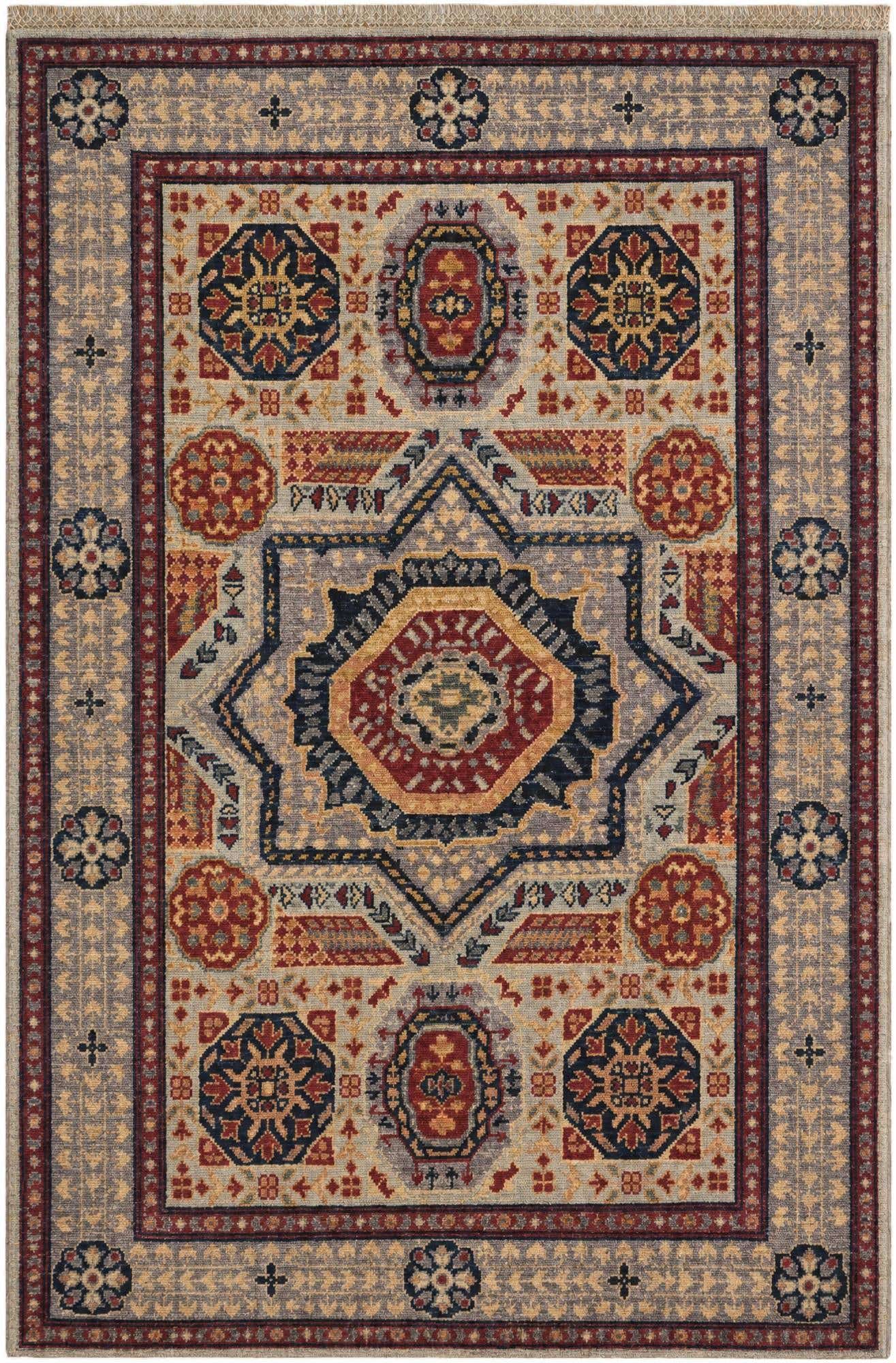 3' 3 x 4' 11 Hand Knotted Mamluk Ziegler Rug