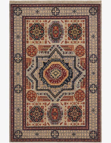 3' 3 x 4' 11 Hand Knotted Mamluk Ziegler Rug