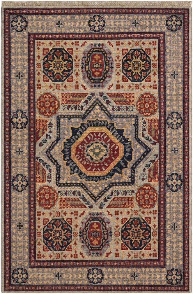 3' 3 x 4' 11 Hand Knotted Mamluk Ziegler Rug