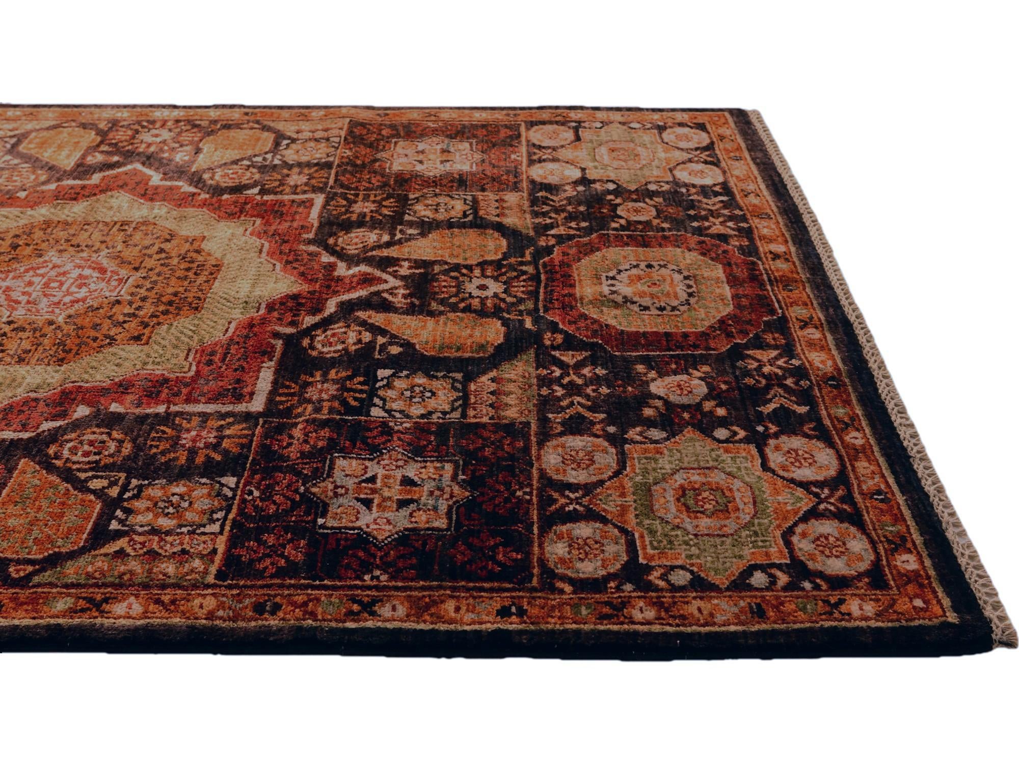4' 1 x 6' Hand Knotted Mamluk Ziegler Rug