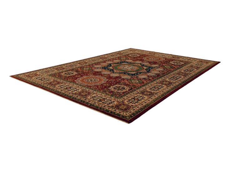 Detail image of 6' 6 x 9' 5 Hand Knotted Mamluk Ziegler Rug